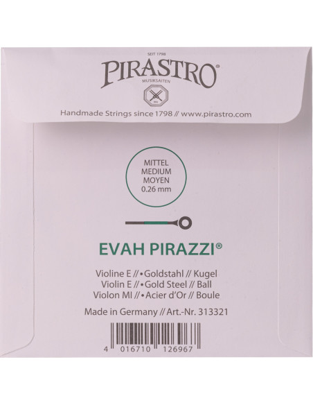 Set de corde Pirastro Eva Pirazzi para Violín | Maderas Barber