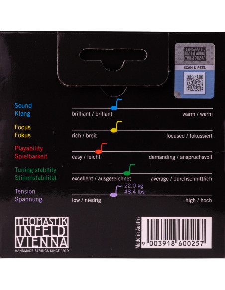 Set de corde Thomastik-Infeld Dominant para Violín | Maderas Barber