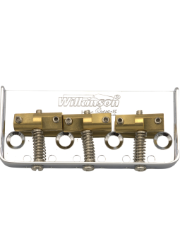 Pont pour guitare électrique Wilkinson Style-T court Chrome.