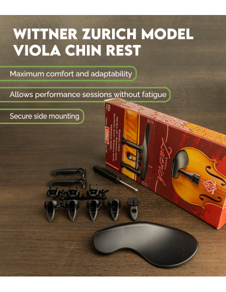 Mentonera Wittner Modelo Zúrich para Viola | Maderas Barber