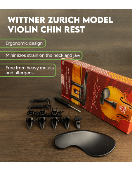 Repose-Menton Wittner Modèle Zurich pour Violon | Maderas Barber