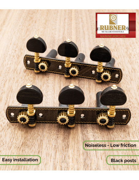 Mécanique Rubner Classic 150-310a-N-EH-SP pour Guitare Classique | Maderas Barber