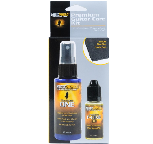 Pack de nettoyage pour guitare, huile pour touche et chiffon