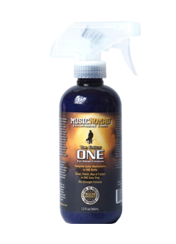 Todo en uno para guitarra limpia, pule, encera y protege 360ml