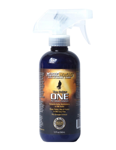 Todo en uno para guitarra limpia, pule, encera y protege 360ml