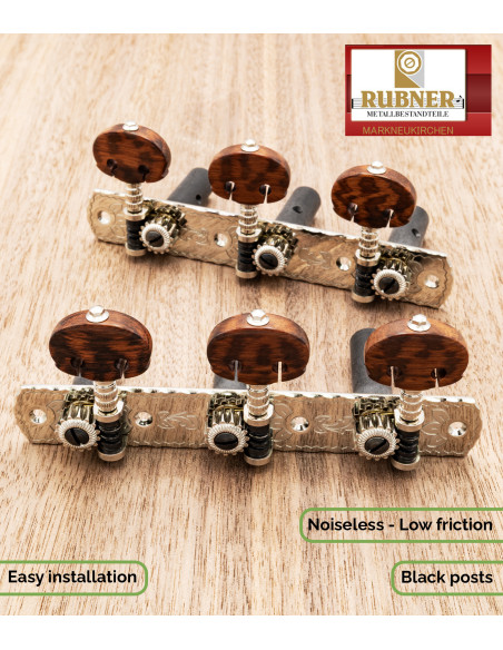 Mécanique Rubner Luxury 150-240a-SH pour Guitare Classique | Maderas Barber