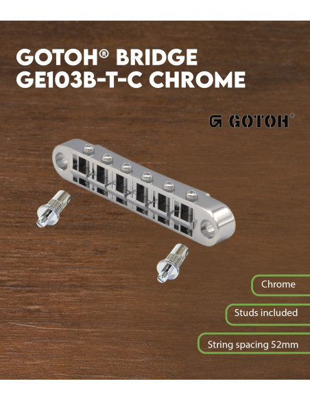 Gotoh® Bridge GE103B-T-C Chrome