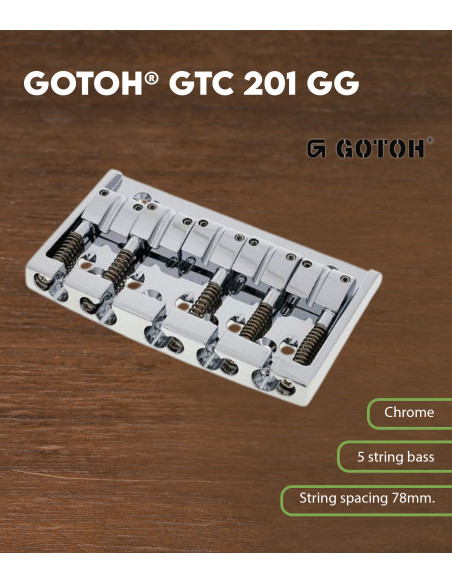 Chevalet pour Basse Électrique Gotoh 404BO-5