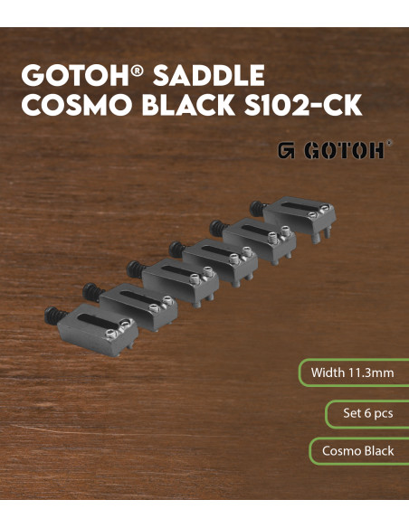 Características Silletas Gotoh® S102-CK Cosmo Black