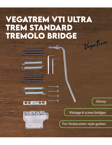 Puente Trémolo Vega-Trem VT1 Ultra Trem Estándar
