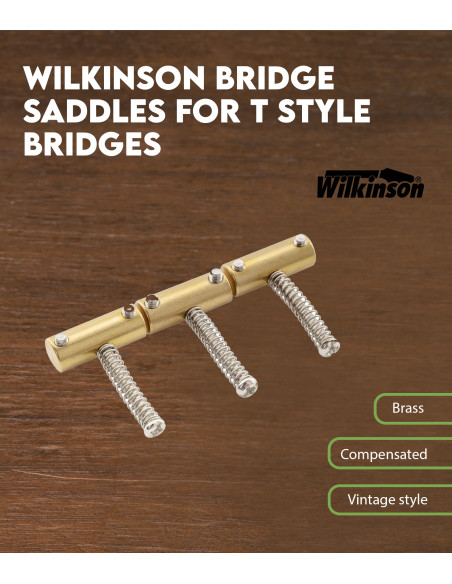 Sillets en Laiton pour Chevalet Style T Wilkinson
