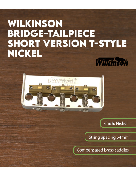 Chevalet de guitare électrique court style-T Wilkinson