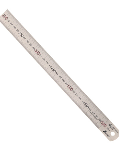 Regla de Acero Inoxidable 600mm Hosco TL-RU600 | Maderas Barber