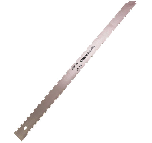 Règle dentelée pour détecter la courbature de la manche 25,5" et 24,75"| Maderas Barber