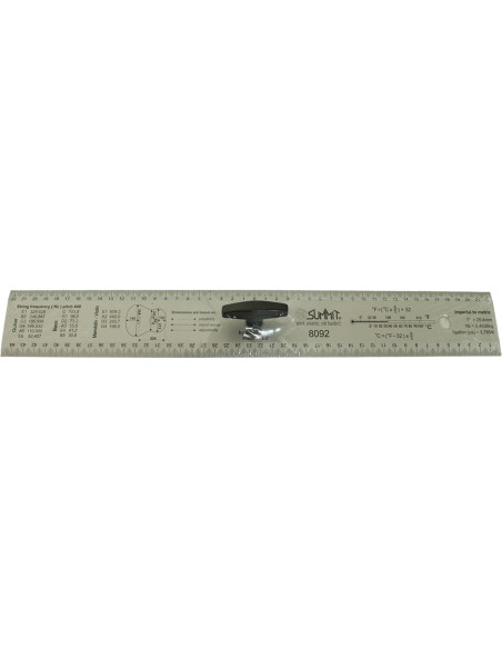 Buy Luthier Straightedge ruler handle 45 cm. SUMMIT®