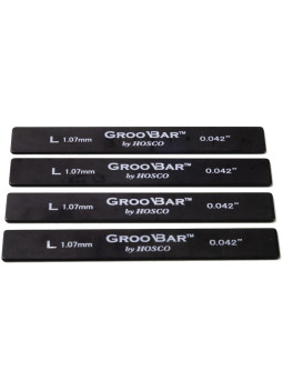 Hosco Nut Slot Assist Tool Groobar™ Set 4 Pce. | Maderas Barber
