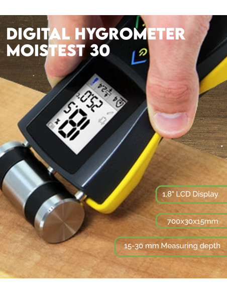 Digital Hygrometer MoisTest 30 | Maderas Barber