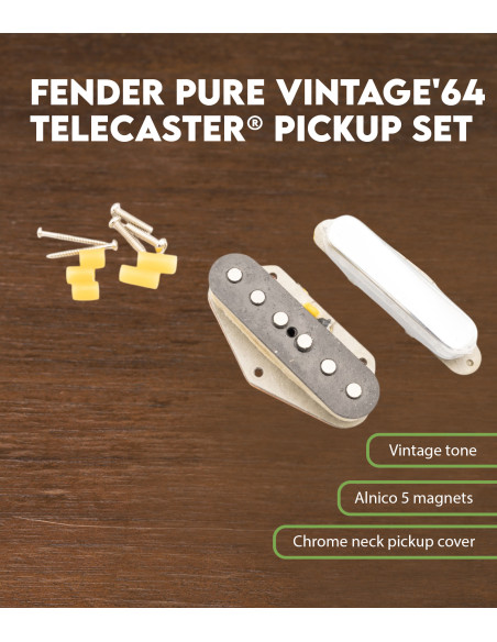 Características Set Pastillas Fender Pure Vintage '64 Telecaster®