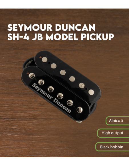 Características Pastilla Seymour Duncan SH-4 JB Model