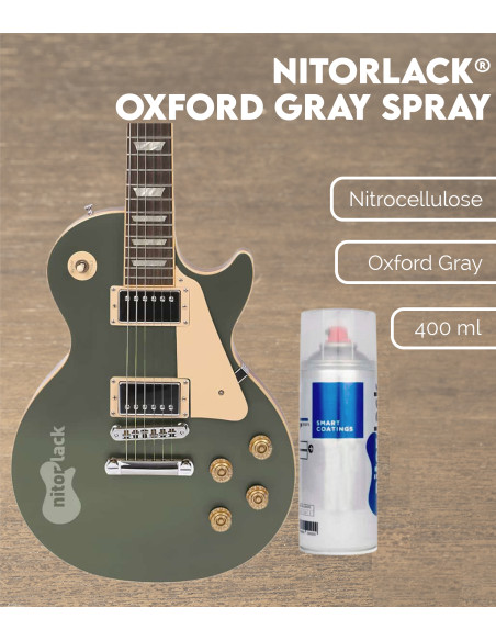 Nitorlack® Oxford Gray Nitrocellulose Lacquer Spray | Maderas Barber