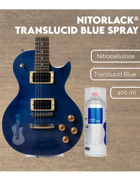 Nitorlack® Translucid Blue Nitrocellulose Lacquer Spray | Maderas Barber