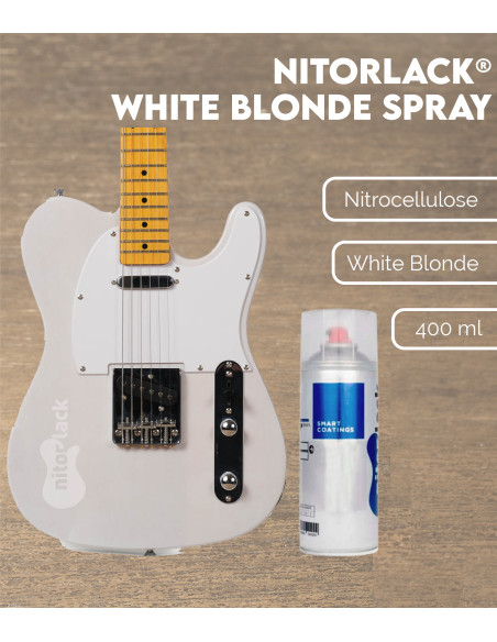 Nitorlack® White Blonde Nitrocellulose Lacquer Spray | Maderas Barber