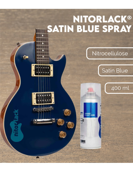 Laque Nitrocellulosique Nitorlack® Satin Blue Spray | Maderas Barber