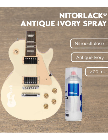 Laca Nitrocelulosa Nitorlack® Antique Ivory Spray | Maderas Barber