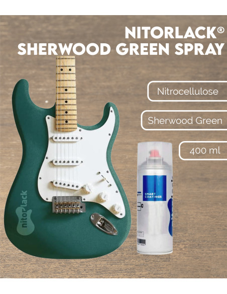 Laca Nitrocelulosa Nitorlack® Sherwood Green Spray | Maderas Barber