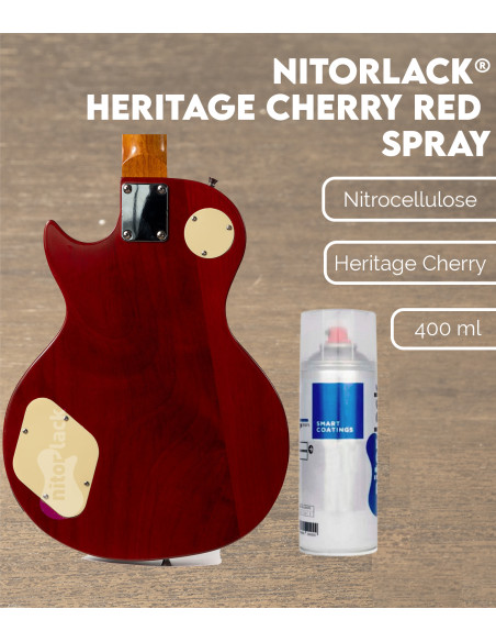 Laca Nitrocelulosa Nitorlack® Heritage Cherry Red Spray | Maderas Barber