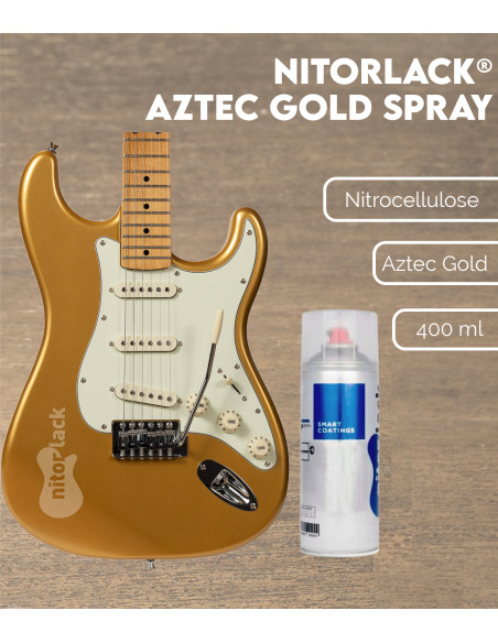 Laca Nitrocelulosa Nitorlack® Aztec Gold Spray | Maderas Barber