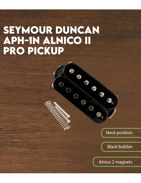 Características Pastilla Seymour Duncan APH-1N Alnico II Pro