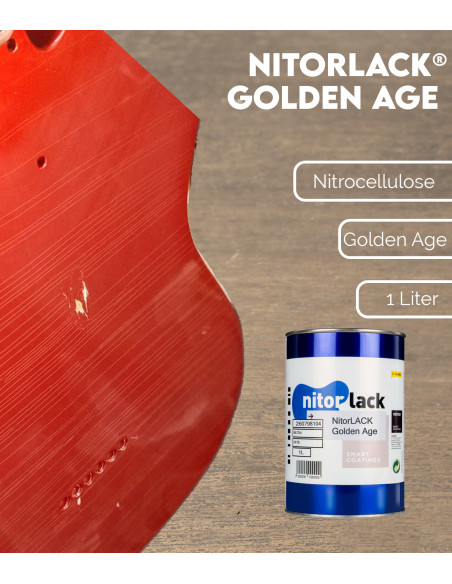 Laque Nitrocellulosique Nitorlack® Golden Age 1l. | Maderas Barber