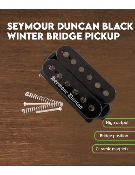 Micro Chevalet Seymour Duncan Black Winter