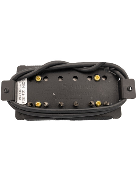 Seymour Duncan Black Winter Bridge Pickup | Black Metal