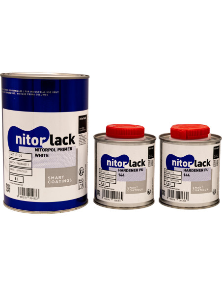 Apprêt Polyuréthane Nitorlack® Blanc 1l.