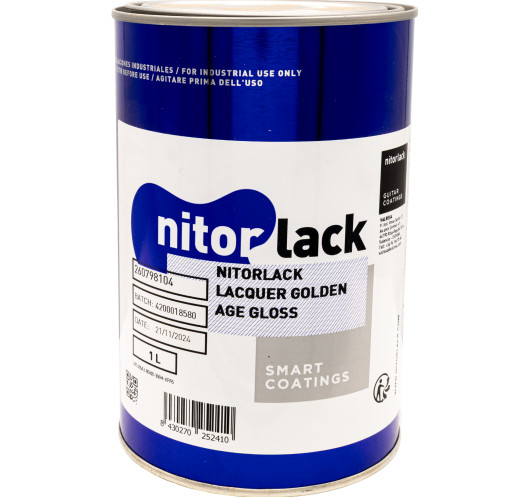 Laca Nitrocelulosa Nitorlack® Época Dorada 1l.