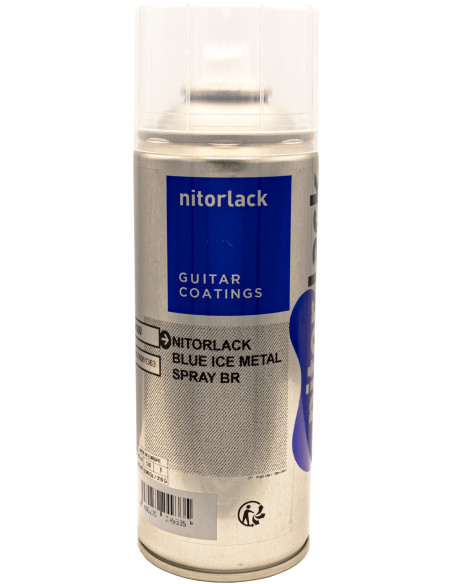Laca Nitrocelulosa Nitorlack® Azul Hielo Metalizado Spray
