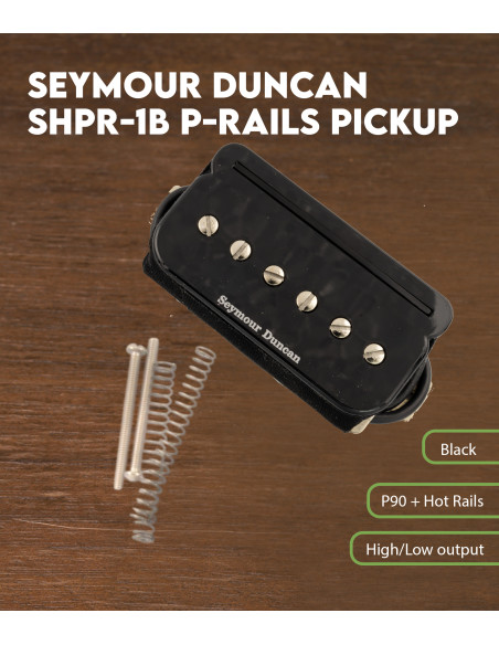 Micro Seymour Duncan SHPR-1B P-Rails. | Humbucker