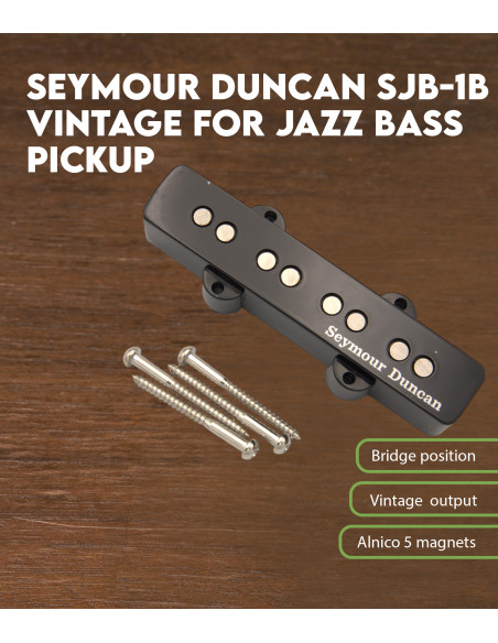 Seymour Duncan Sjb-1b Vintage For Jazz Bass Pickup