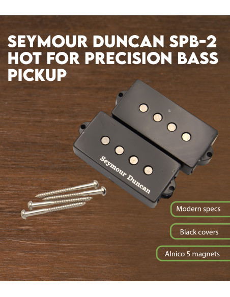 Características Pastilla Seymour Duncan Spb-2 Hot Precision Bass