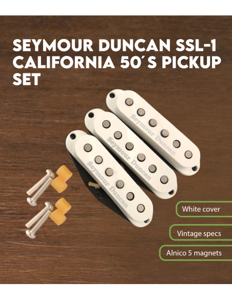 Características Pastilla Seymour Duncan Ssl-1 Set California 50´S