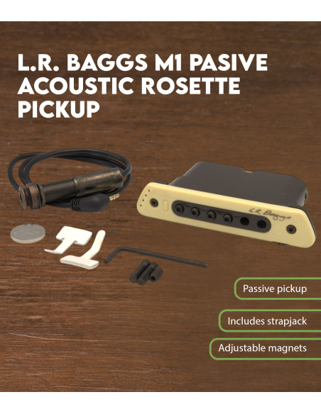 Características Pastilla L.R. Baggs M1 Pasiva Acústica de Boca