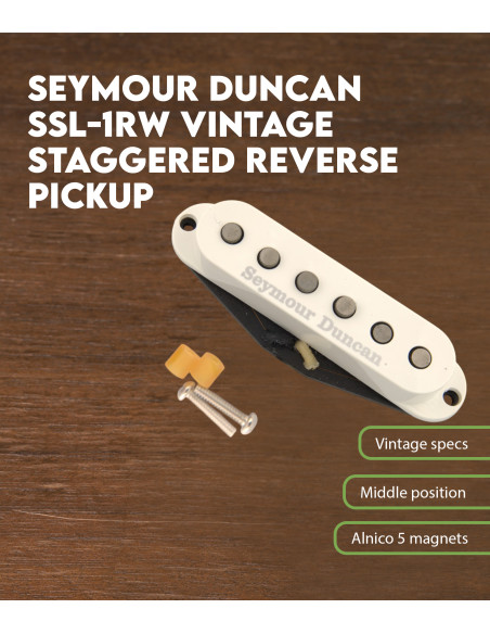 Micro Seymour Duncan Ssl-1rw Vintage Staggered Reverse
