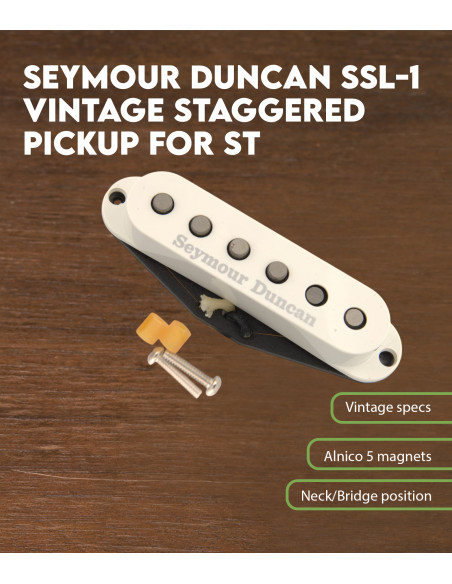 Características Pastilla Seymour Duncan Ssl-1 Vintage para Strat