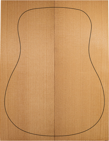 Tables Épinette d’Européen Torréfiée AA Guitare Acoustique| Maderas Barber