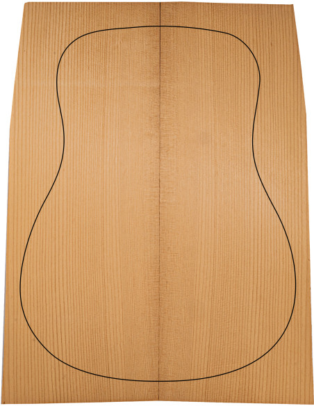 Tavola de abete europeo Torrefactada B chitarra acustica | Maderas Barber