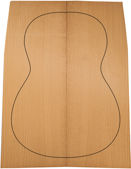 Tavola de abete europeo Torrefactada B chitarra classica | Maderas Barber