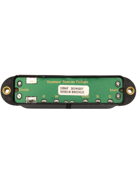 Pickup Seymour Duncan Shr-1b Hot Rails. Negra | Maderas Barber