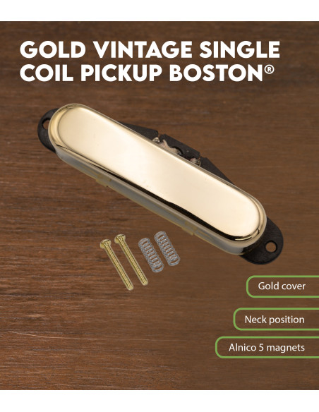 Micro Single Coil vintage doré Boston®